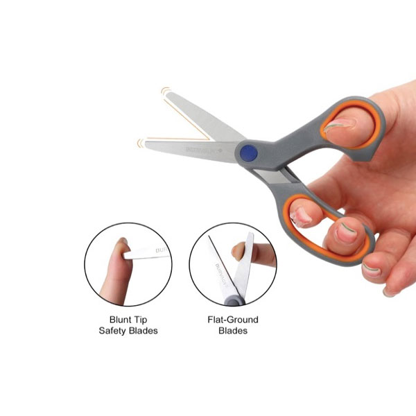 What type of scissors are suitable for school and office scenes?